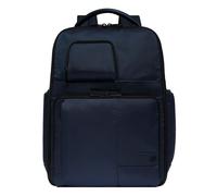 Piquadro W129 Reiserucksack 46 cm Laptopfach mit Dehnfalte blau
