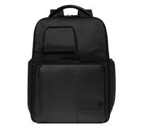 Piquadro W129 Reiserucksack 46 cm Laptopfach mit Dehnfalte schwarz