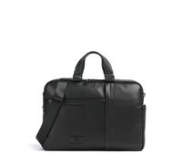 Piquadro W137 Aktentasche schwarz, fein genarbtes Rindsleder, Unisex