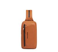 Piquadro Wasserfeste Sling bag mit Rucksack-Option Mann Stoff ziegelorange