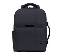 Piquadro Wasserfester Reiserucksack mit Laptop-Fach 15,6" Mann Stoff blau