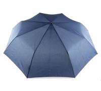 Piquadro - Windfester Regenschirm - Metall und Stoff - Blau - Herren