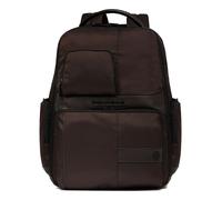 PIQUADRO Wollem Computer Backpack Expandable With USB Dark Brown