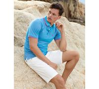 Piqué-Poloshirt in Farbeffekt allover