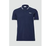 Piqué-Poloshirt mit Kontrastdetails und Logo XLT blau 2169728.5852.XLT