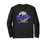 Piraten Basketball Mama Schule Geist Blau Pirate Pride Langarmshirt
