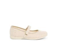 Pisamonas Merceditas niña de lino Cinta adhesiva fino Talla 35 en Color Arena