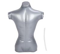 Pissente Männliche Aufblasbare Schaufenster Puppe Torso, Display Dummy Oberkörper für Kleidung Schmuck Schal mit Hängendem Ring PVC Haltbar Faltbar