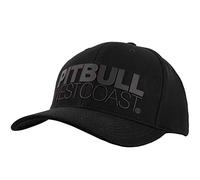 Pit Bull West Coast Snapback Cap, Seascape, schwarz-rot