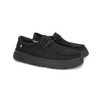PITAS | Cannes | Damen Mokassins | Flache Slipper für Männer | Slip on Loafer | Sneakers | Schlupfschuhe | Freizeitschuhe | Walkinpitas Schuhe | Schwarz 36