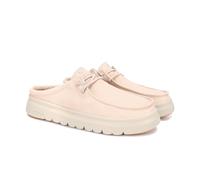 PITAS | Monaco | Damen Clogs | Pantoletten | Mokassins | Flache Slipper für Männer | Slip on Loafer | Sneakers | Schlupfschuhe | Freizeitschuhe | Walkinpitas Schuhe | Beige 38