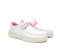 PITAS | SIRMIONE | Damen Mokassins | Flache Slipper für Männer | Slip on Loafer | Sneakers | Schlupfschuhe | Freizeitschuhe | Walkinpitas Schuhe | Weiß 41
