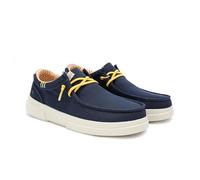 PITAS | SIRMIONE | Damen Mokassins | Flache Slipper für Männer | Slip on Loafer | Sneakers | Schlupfschuhe | Freizeitschuhe | Walkinpitas Schuhe | Marino 37