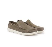 PITAS | WP150 Slip ON Washed | Herren Mokassins | Flache Slipper für Männer | Slip on Loafer | Sneakers | Schlupfschuhe | Freizeitschuhe | Walkinpitas Schuhe | Taupe 46