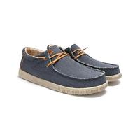 PITAS | WP150 Steve | Herren Mokassins | Flache Slipper für Männer | Slip on Loafer | Sneakers | Schlupfschuhe | Freizeitschuhe | Walkinpitas Schuhe | Marino 44