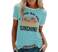 Pitashe Damen Tops Damen Sommer Oberteile Ärmellos Top Schleife Shirt Print Casual Tanktops Blusen Damenblusen Kurzarm Sport Camisole Spitze Hoodies Sweatshirt Sommerbluse Tunika Sommer Sommerhemden