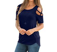 Pitashe Damen Tops Damen Sommer Oberteile Ärmellos Top Schleife Shirt Print Casual Tanktops Blusen Damenblusen Kurzarm Sport Camisole Spitze Hoodies Sweatshirt Sommerbluse Tunika Sommer Sommerhemden