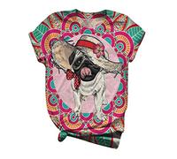 Pitashe Damen Tops Damen Sommer Oberteile Ärmellos Top Schleife Shirt Print Casual Tanktops Blusen Damenblusen Kurzarm Sport Camisole Spitze Hoodies Sweatshirt Sommerbluse Tunika Sommer Sommerhemden