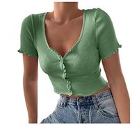 Pitashe Damen Tops Frauen 3D Schädel Printed Sommer Tank Tops, 2020 Damen Mode Sommer Herbst Frauen Damen Drucken Aus der Schulter Hemd Kurzarm Beiläufige Tops Bluse