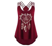Pitashe Damen Tops Frauen 3D Schädel Printed Sommer Tank Tops, Damen Sport,Quick Dry, Beiläufig Top, Oberteil Laufen Fitness Funktions Shirt Loose Fit Tank Top Weste Shirts Sportbekleidung