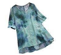 Pitashe Damen Tops Sommer Damen Kurzarm Bluse Lose Spitze Patchwork Cut Out Top Spitze Satin Tank Top Ärmelloses Lässige Tank Bluse Seide Tank Weste Camisole Top Feminino Unterhemd Sommer Tops T-Shirt