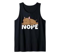 Pitbull American Pit Bull Terrier Fauler Hund Nope Tank Top