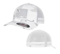 PITBULL Baseballkappe Full Cap Schirmmützen Kappe mit Schirm Herren & Damen USA Die Mütze mit gebogenem Schirm Tarnung L/XL
