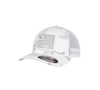 PITBULL Baseballkappe Full Cap Schirmmützen Kappe mit Schirm Herren & Damen USA Die Mütze mit gebogenem Schirm Tarnung S/M