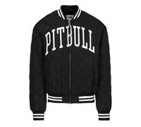 PITBULL - Bomberjacke Herren JUPITER, Übergangsjacke College, Jacke Herren Retro Style, Steppjacke mit Logo, Jacken mit Seitentaschen, Sportliche Jacket, Leicht Pilotenjacke