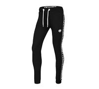 PITBULL Damen Jogginghose Frauen Trainingshose Bequeme Frauen Jogginghosen Jacquard-Streifen Pit Bull West Coast French Terry Judith Sweatpants Sporthose Fitnesshose Joggen Hosen S