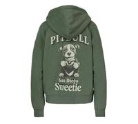 Damen-Hoodie Pitbull Sweetie Hooded Zip sage green