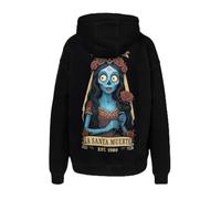 PITBULL Damen Kapuzenpullover LA Santa Muerte - Oversize Hoodie Frauen mit großem Rückenprint La Santa Muerte Logo, Streetwear Sweatshirt, Bequemer Freizeit Hoody im Urban Style