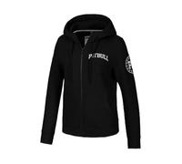 PITBULL Damen Kapuzenpullover mit Kapuze und Reißverschluss Frauen Hoodie mit Zipper Tyrian Bequemes Sweatjacke Kapuze ideal für kühlere Tage XS