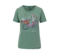 PITBULL Damen T-Shirt CRUISINANDBOOZIN Regular Fit 100% Baumwolle Vintage Look Frontdruck Streetwear Kurzarmshirt Sommer Shirt Freizeit