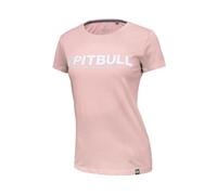 PITBULL Damen T-Shirt mit Frontdruck Baumwollshirt Tshirt Kurzarm Bluse mit Rundhalsausschnitt für Frauen Pit Bull West Coast R Tshirts S