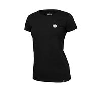 PITBULL Damen T-Shirt Pit Bull West Coast Schlanke Passform Small Logo Kurzarm Basic T-Shirts XS Schwarz