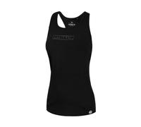 PITBULL Damen Tanktop T-Shirt ohne Ärmel Slim-Fit Tank Top Pit Bull West Coast Slim Fit Hilltop Frauen Sommer Top Sporttop Muskelshirt Ärmelloses Top Trägershirt Boxing XS