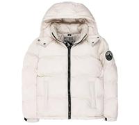 Pitbull Damen Winterjacke mit Kapuze und Steppung Cleo Frauen Steppwinterjacke mit Abnehmbarer Kapuze Wintersteppjacke Warme Jacke Winter M