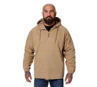 PITBULL Herren Baumwoll Übergangsjacke mit Kapuze Baumwolle Übergangsjacke im Känguru Stil Bassmore Männer Jacke Känguru-Tasche Work Jacket Stil XL