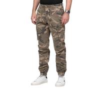 PITBULL Herren Cargo Jogger Hose Proctor - Baumwollhose mit Stretch, Regular Fit, Cargohose mit Taschen, elastischer Bund, Streetwear Hose