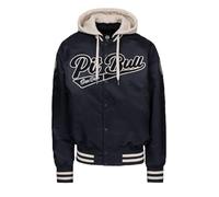 PITBULL Herren College Bomberjacke MASON SAN DIEGO mit Kapuze - Übergangsjacke im Baseball Stil, Regular Fit, leichte Jacke mit Reißverschluss