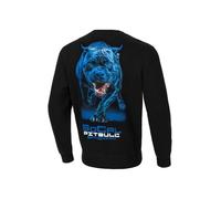Pitbull Herren Crewneck Sweatshirt mit Print Männer Pullover mit Aufdruck In Blue Herren-Sweatshirt Bedruckter Sportliches Pullover M