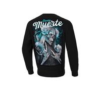 PITBULL Herren Crewneck Sweatshirt mit Print Männer Pullover mit Aufdruck Santa Muerte Pullover Rundhalsausschnitt Bedruckter Sportliches L