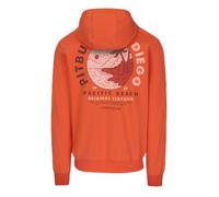 PITBULL Herren Hoodie Planet SURF Kapuzenpullover mit Rückenprint, Tricot Terry 280g, atmungsaktiv & elastisch, Kängurutasche, Sweatshirt - Leichter Sommer-Sweater mit Logo