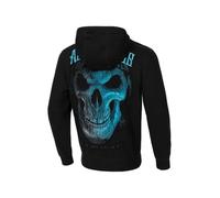 PITBULL Herren Kapuzenpullover Kapuzenpulli Männer Sweatshirts mit Kapuze Blue Skull Pullover Kapuzenjacke Bedrucktes Hoody Pulli M
