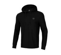 Pitbull Herren Kapuzenpullover Männer Dünne Hoody Pit Bull West Coast Pique Rockey Longsleeve dünnes Sportliches Sweatshirt Schnell Trocknendes Hoodie Coolmax L