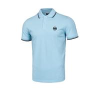 Pitbull Herren Poloshirt Kurzarm Polo Classic für Männer Pit Bull West Coast Pique Stripes Regular T-Shirt Baumwolle Kurzarm Kragenhemd M