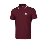 Pitbull Herren Poloshirt Kurzarm Polo Classic für Männer Pit Bull West Coast Pique Stripes Regular T-Shirt Baumwolle Kurzarm Kragenhemd S
