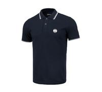 Pitbull Herren Poloshirt Kurzarm Polo Classic für Männer Pit Bull West Coast Pique Stripes Regular T-Shirt Baumwolle Kurzarm Kragenhemd XL