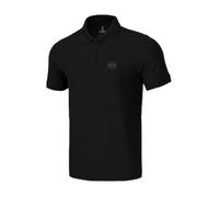 Pitbull Herren Poloshirt Kurzarm-Polo Classic für Männer Pit Bull West Coast Polo Pique Rockey T-Shirt Schnell Trocknendes Kurzarm Kragenhemd Coolmax Basic L